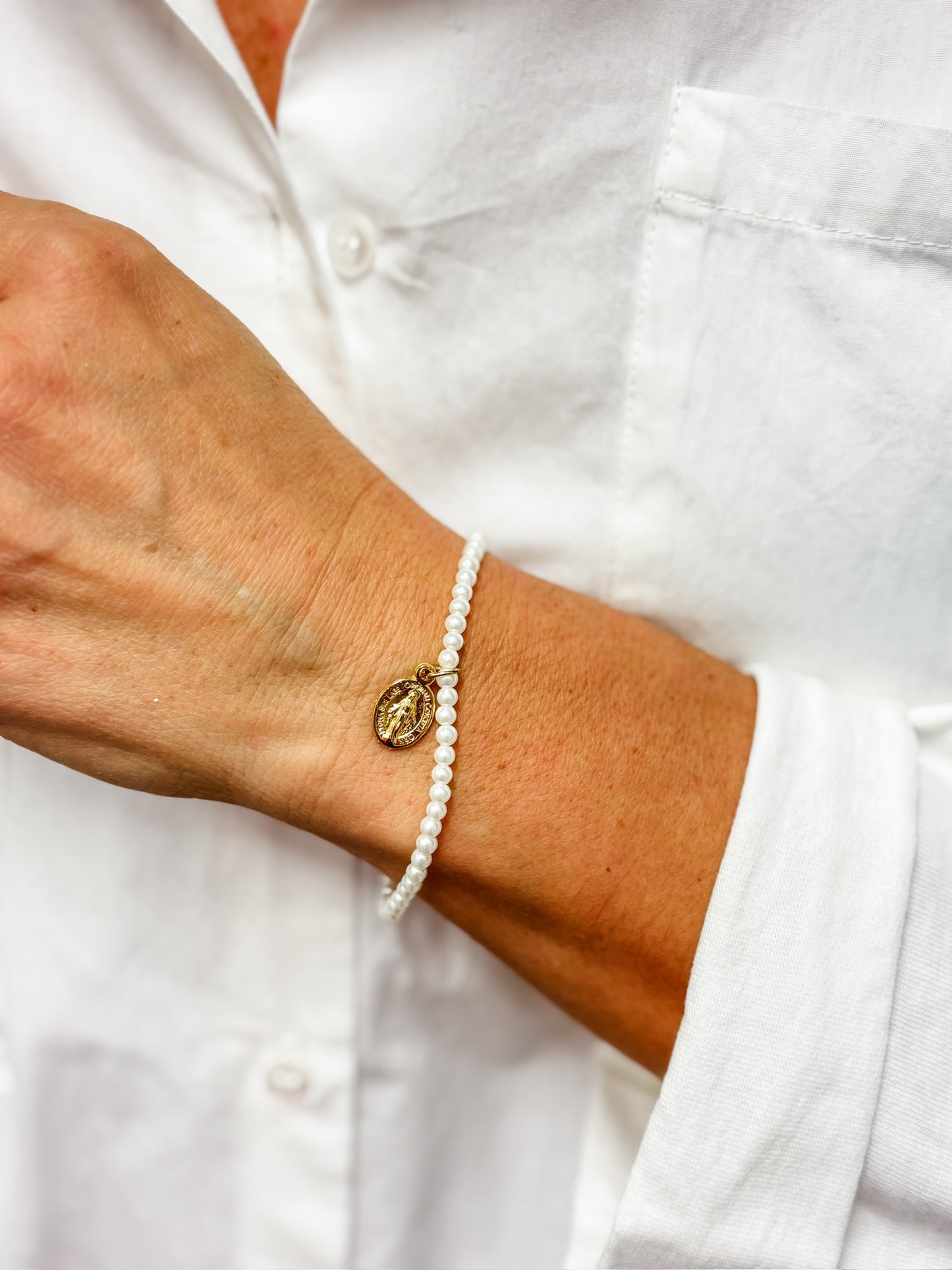 3er Set Armband Silberfarben Strahlend