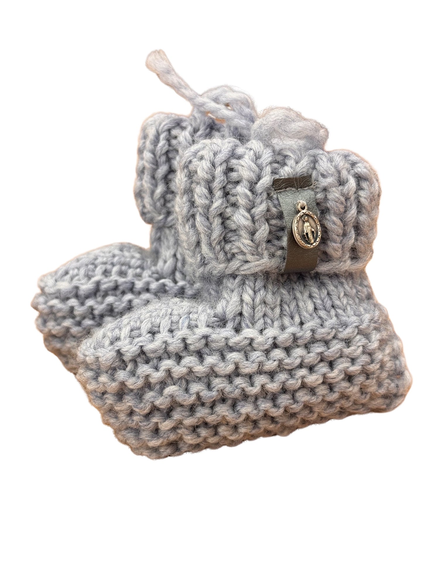 Patscherl von Omi gestrickt "Hellblau"