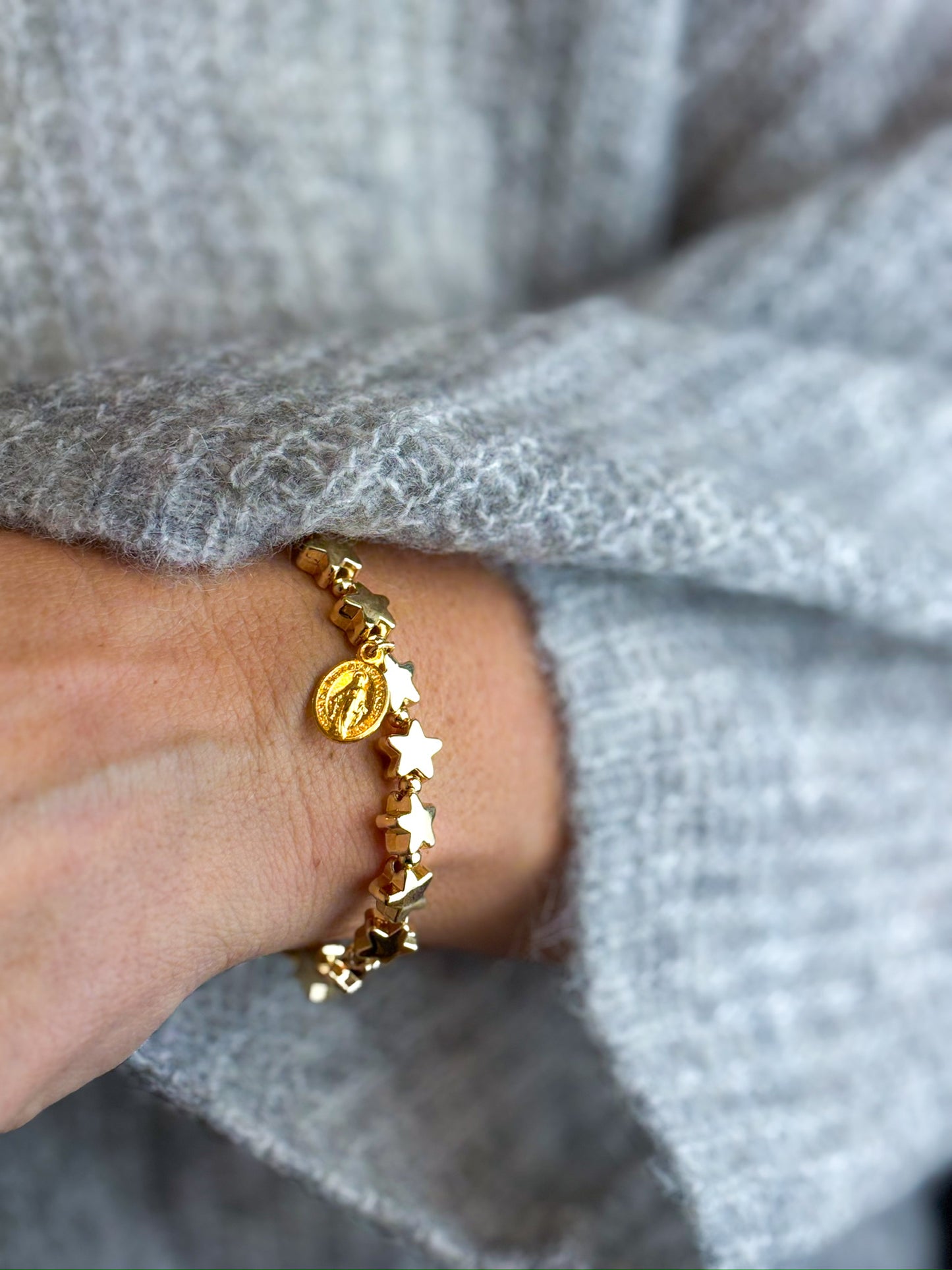 Armband Goldfarbig Sternchen