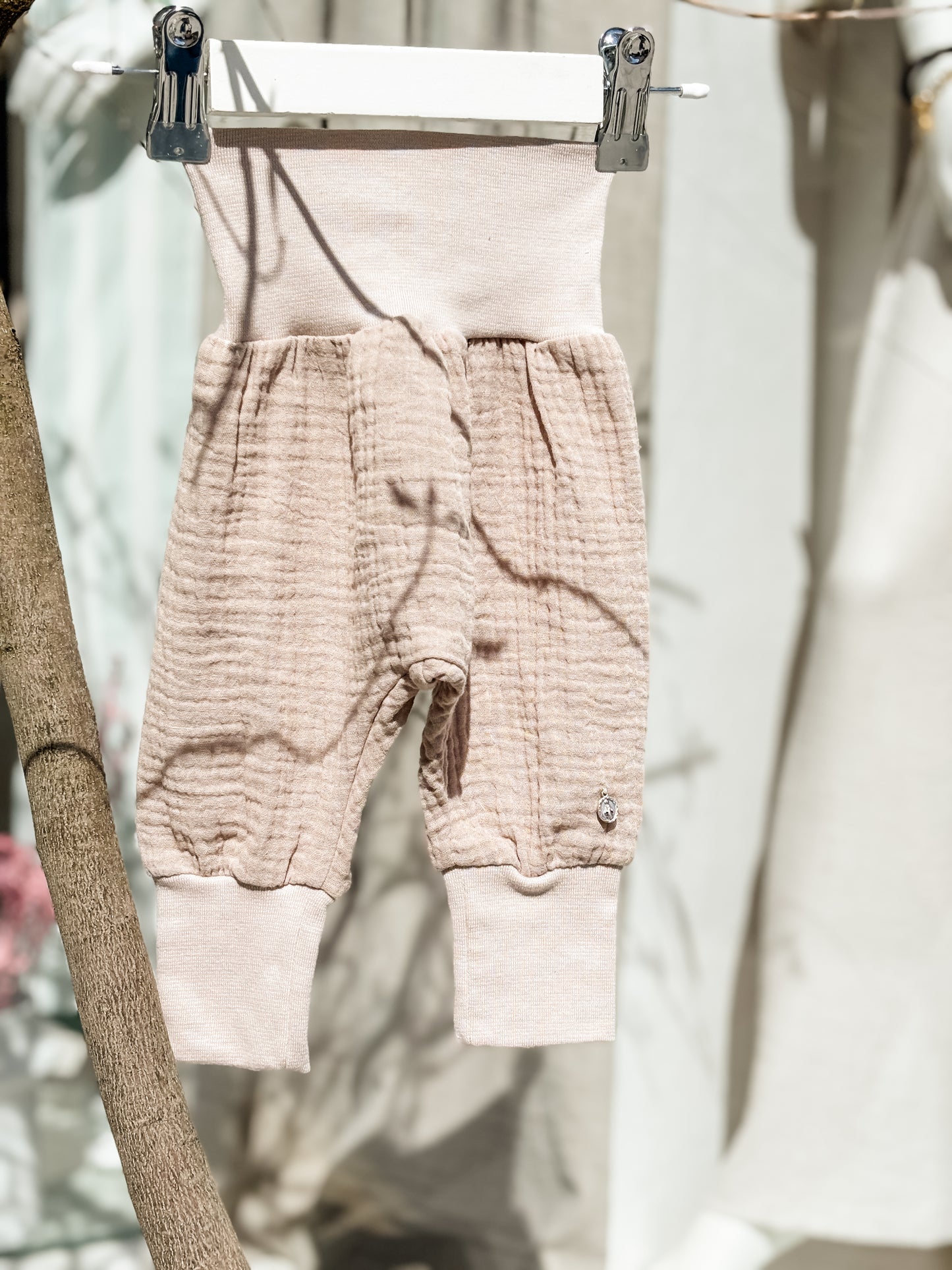 Pumphose Beige