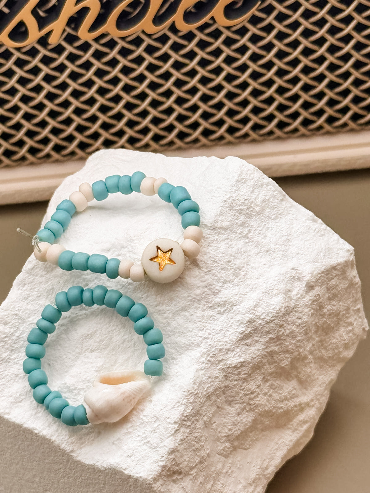 Ring-Set – Muschel & Stern