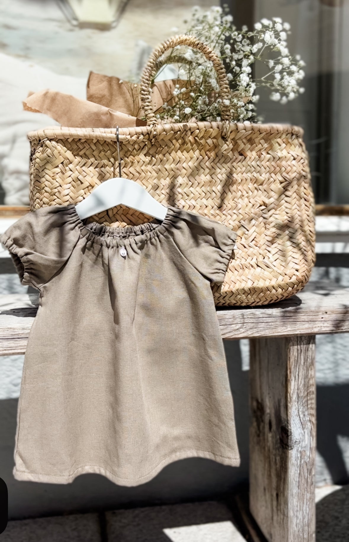 Sommerkleidchen Beige