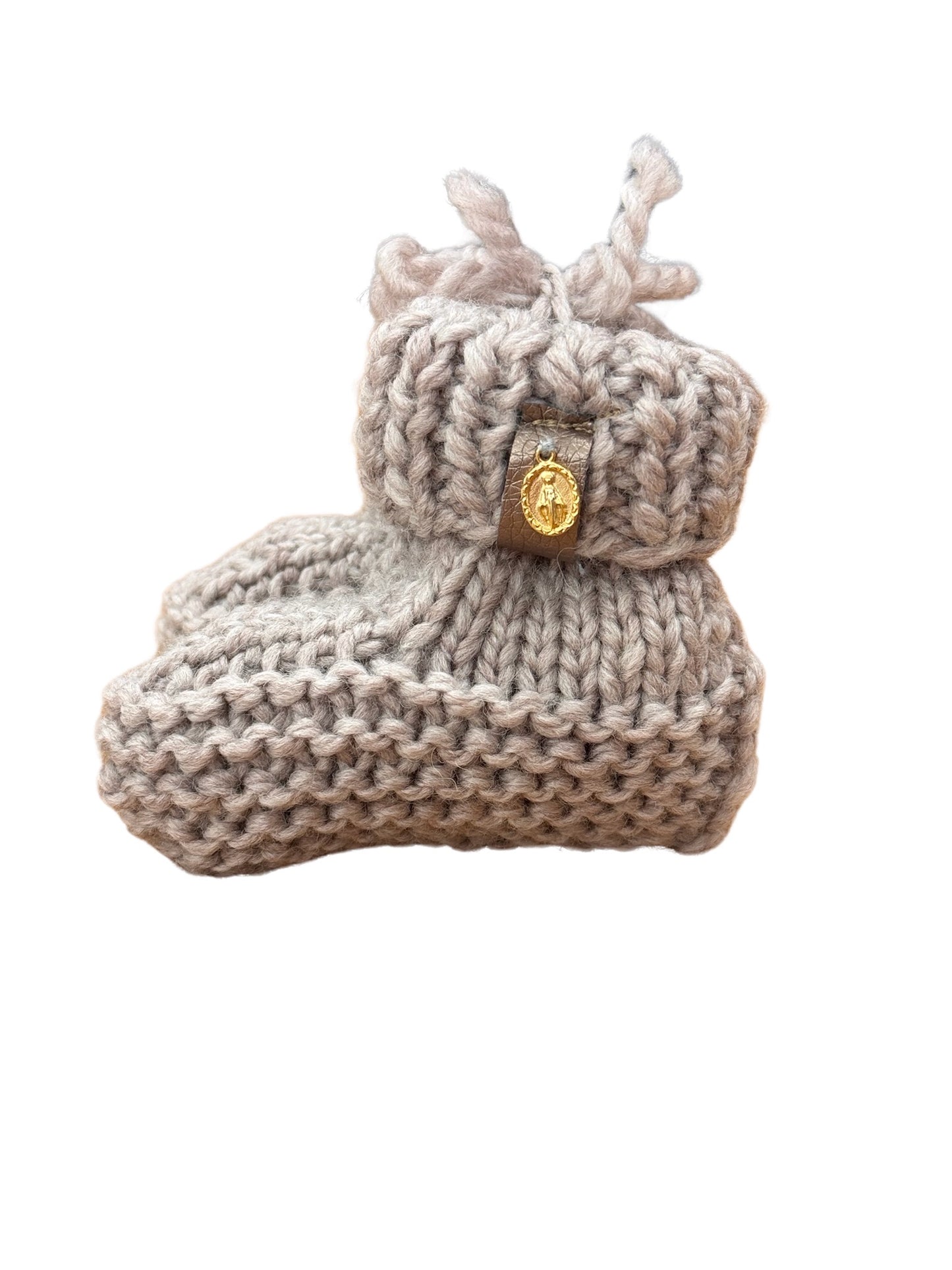 Patscherl von Omi gestrickt "Beige"