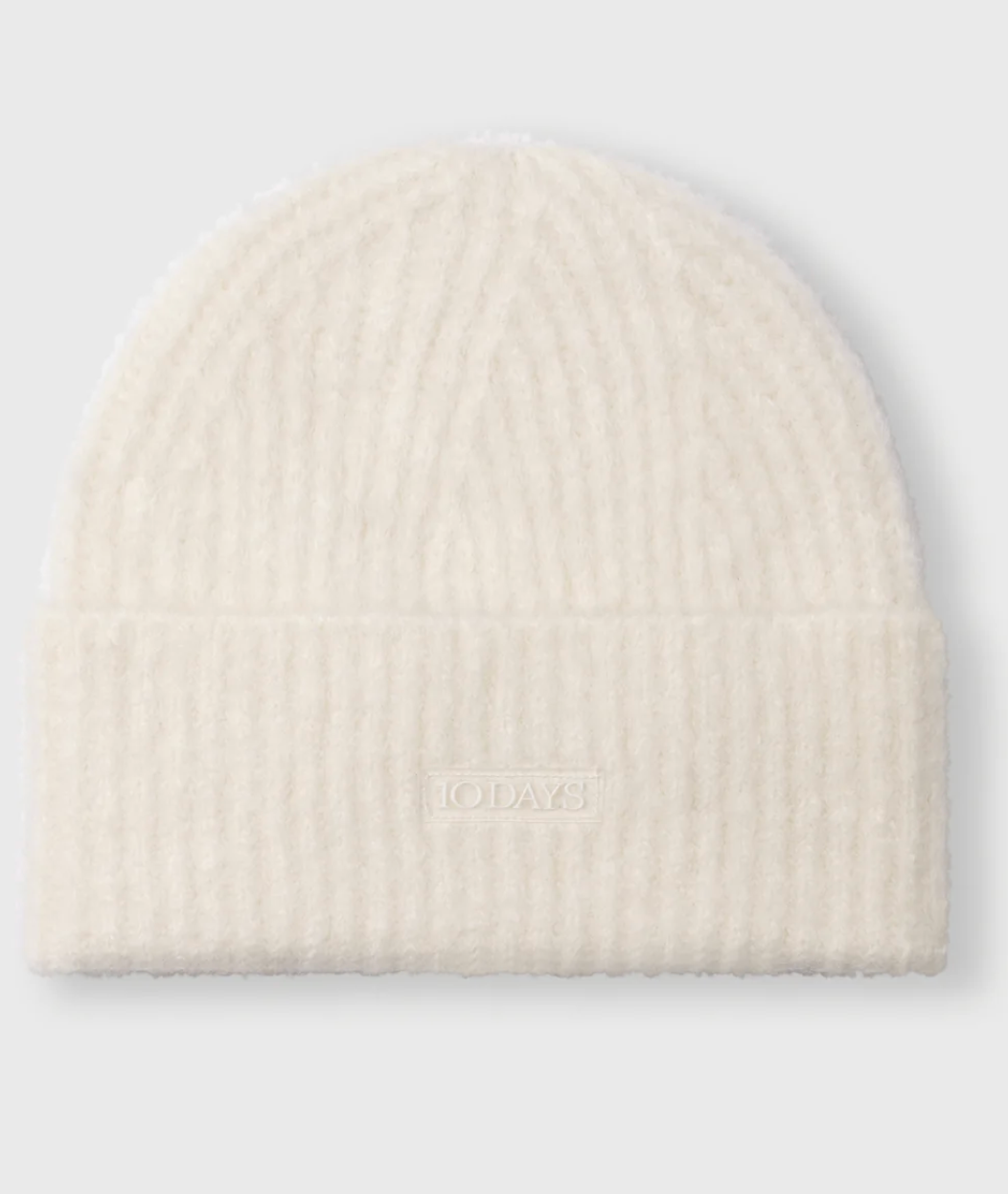 10DAYS Strickmütze weiß