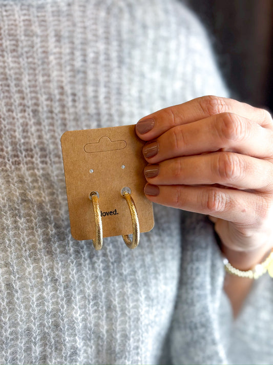 Ohrringe Goldfarbig Creolen