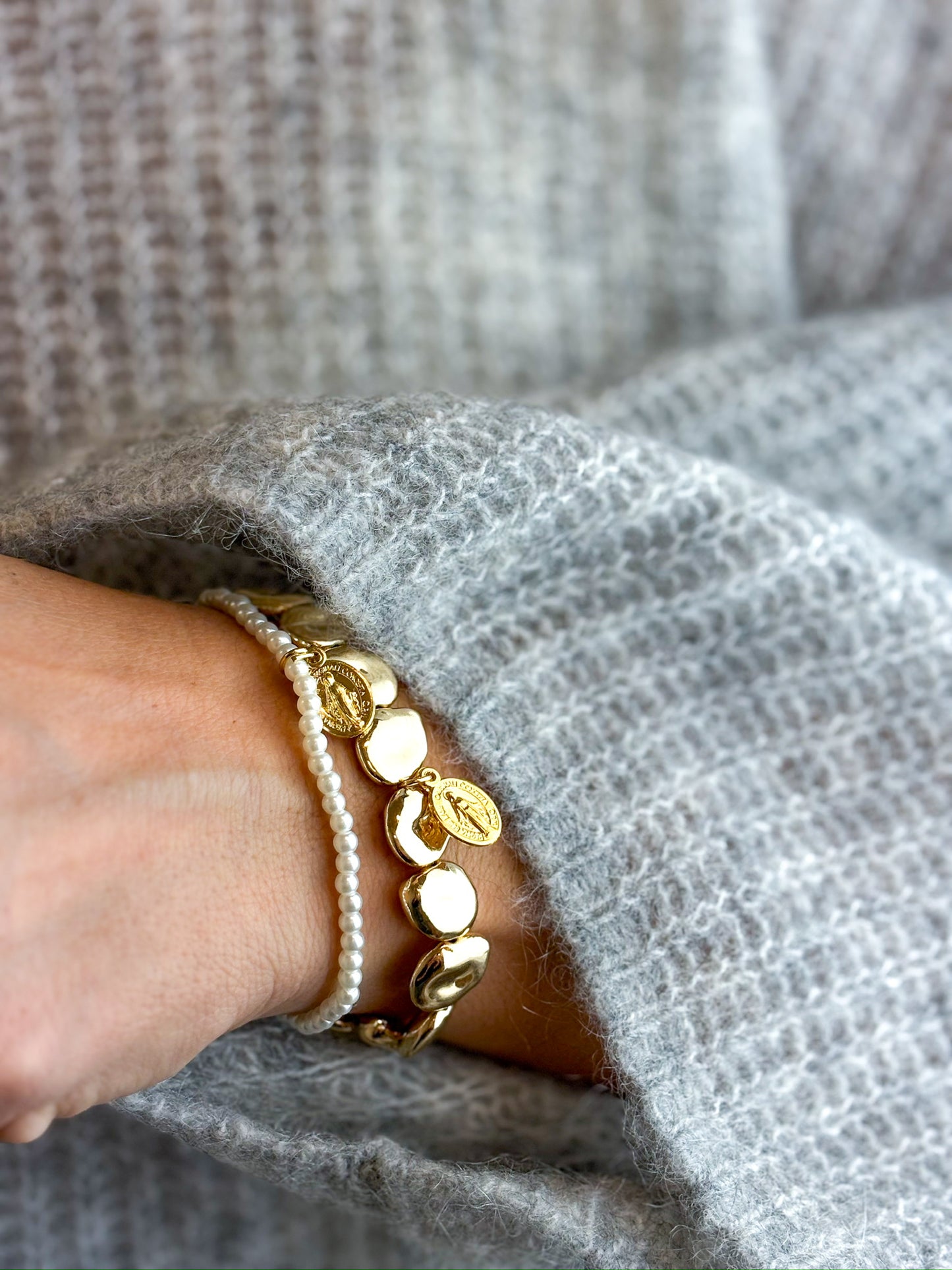 Armbandset Gold Perle