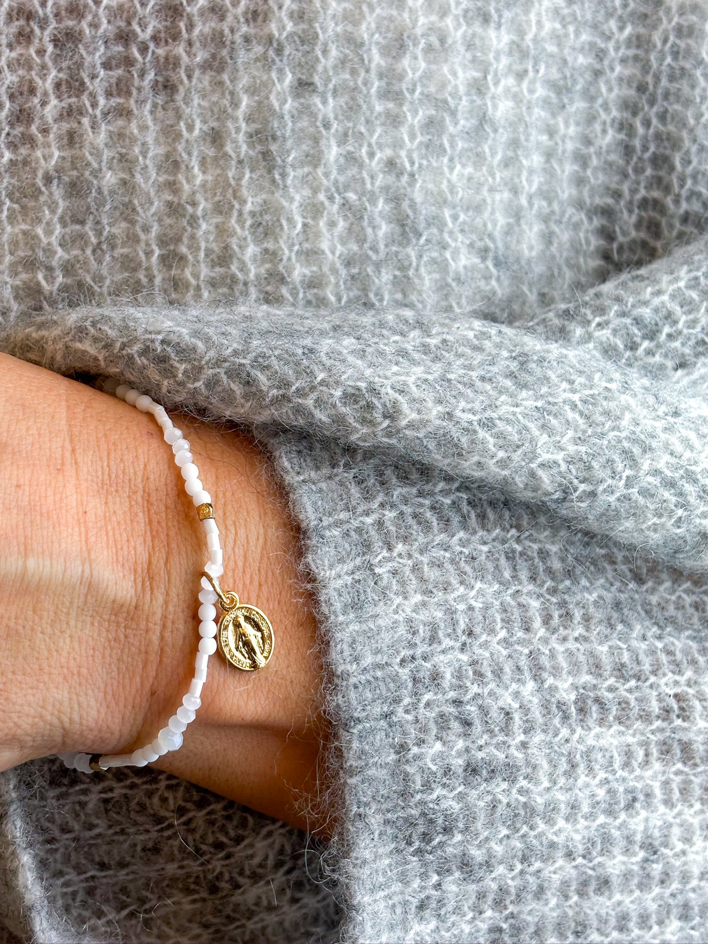 Armband Goldfarbig Schneeweiss