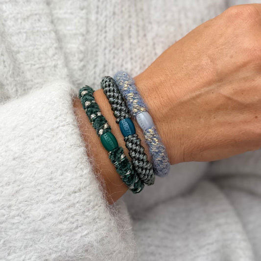 KKNEKKI Set "dunkles grün und blau"