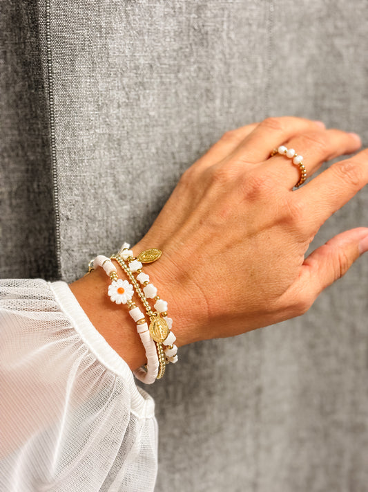 3er Set Armband golden Summer